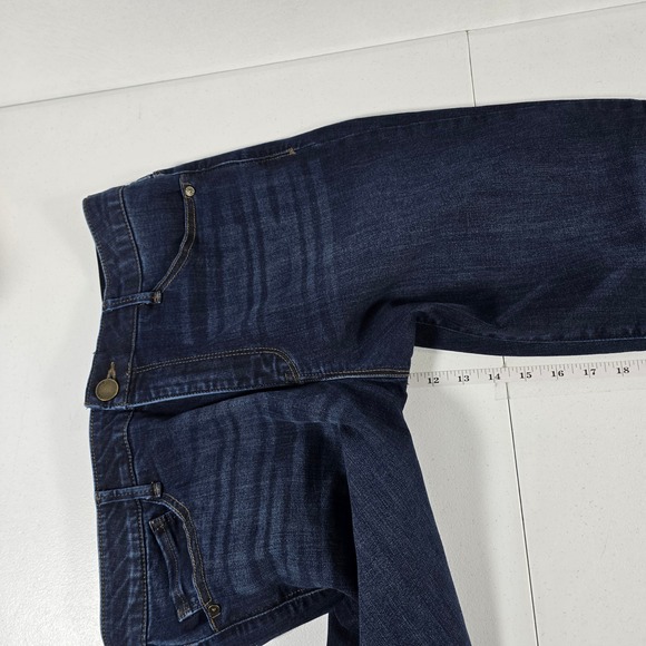 Democracy "Ab"solution Dark Wash Straight Leg Jeans Women's Size 14 - Picture 6 of 9